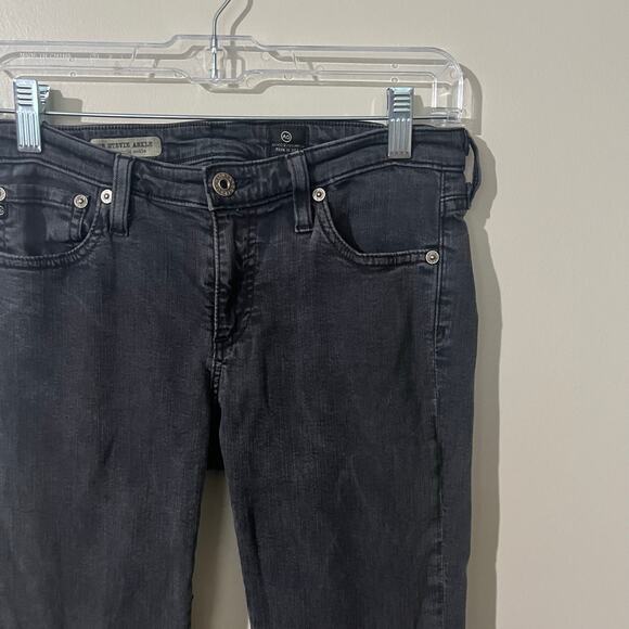 Adriano Goldschmied Stevie Ankle Jeans 27R Black Slim Straight Casual Streetwear - Picture 3 of 10